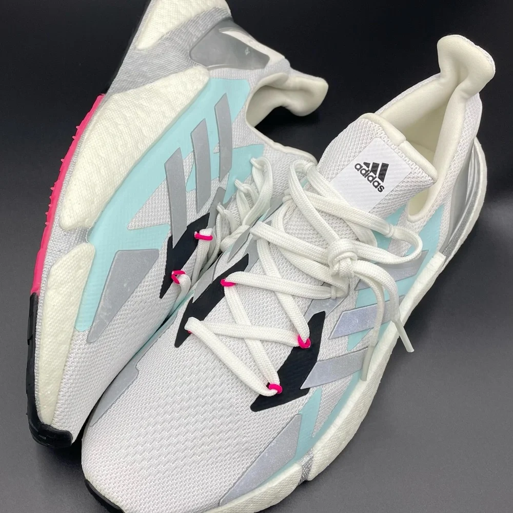 Adidas X9000L4 Women's White and Gray Sneakers